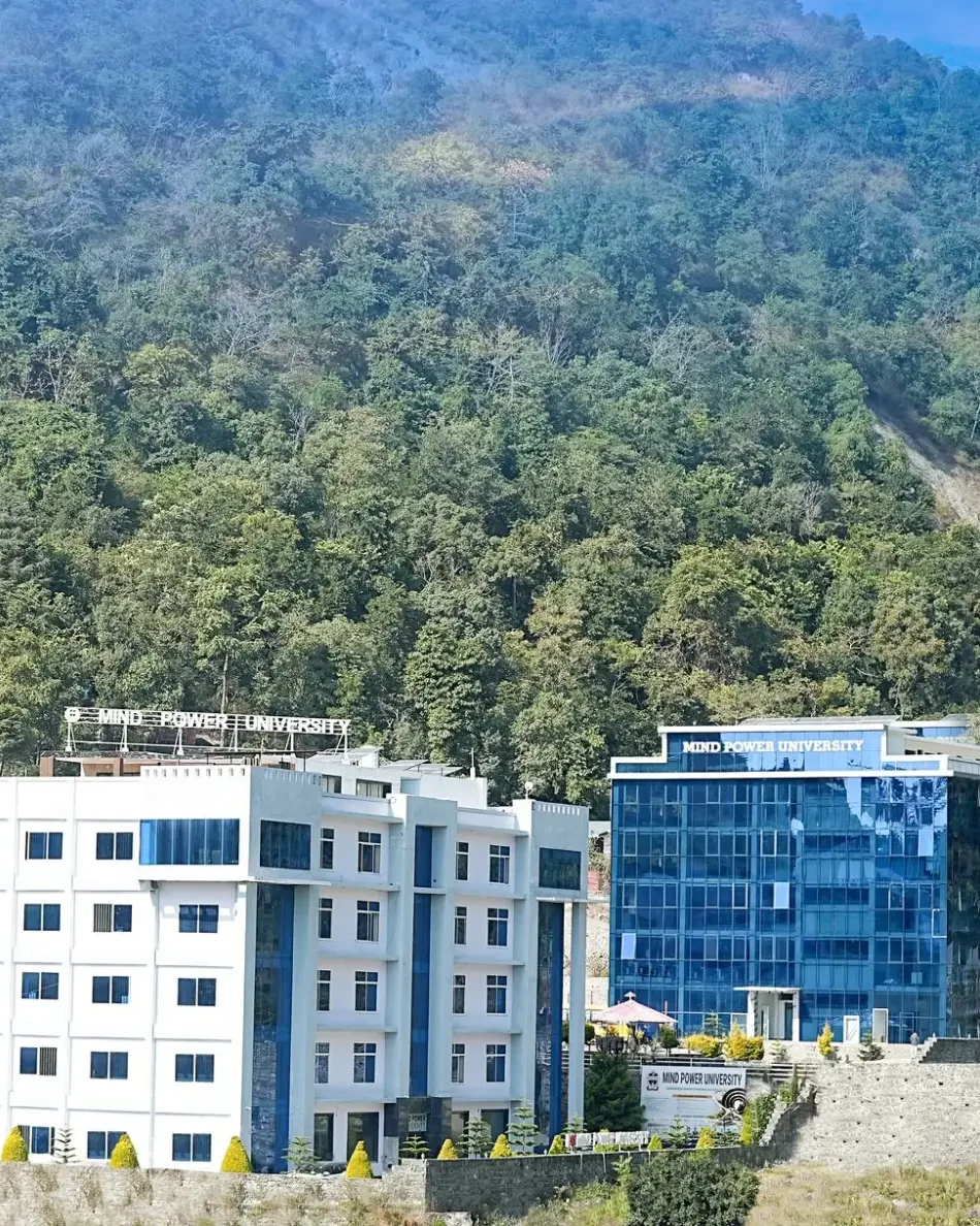 The Sportal IMPACT Campus — Mind Power University, Bhimtal, below the Kumaon hills